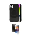 ieg™ iPhone 11 Kılıf Ufuk Serisi - Siyah 3D Antistatik Mat Seramik Nano Ekran Koruyucu