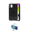 ieg™ iPhone 11 Kılıf Ufuk Serisi - Siyah 3D Antistatik Seramik Nano Ekran Koruyucu