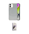 ieg™ iPhone 11 Kılıf Ufuk Serisi - Siyah Bilvis 3D Mat Cam Ekran Koruyucu