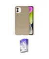 ieg™ iPhone 11 Kılıf Ufuk Serisi - Siyah Bilvis 5in1 3D Magic Cam Ekran Koruyucu
