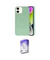 ieg™ iPhone 11 Kılıf Ufuk Serisi - Siyah Bilvis 5in1 3D Magic Cam Ekran Koruyucu