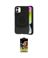 ieg™ iPhone 11 Kılıf Ufuk Serisi - Siyah Buffer Cam Ekran Koruyucu