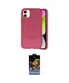 ieg™ iPhone 11 Kılıf Ufuk Serisi - Siyah Buffer Hayalet Cam Ekran Koruyucu