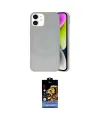 ieg™ iPhone 11 Kılıf Ufuk Serisi - Siyah Buffer Hayalet Cam Ekran Koruyucu