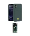 ieg™ iPhone 11 Kılıf Vadi Çizgi Prime - Siyah 360 Mat Full Body Arka Koruyucu