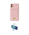 ieg™ iPhone 11 Kılıf Vadi Çizgi Prime - Siyah 3D Antistatik Cam Ekran Koruyucu