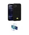 ieg™ iPhone 11 Kılıf Vadi Çizgi Prime - Siyah 3D Antistatik Cam Ekran Koruyucu