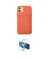 ieg™ iPhone 11 Kılıf Vadi Çizgi Prime - Siyah 3D Antistatik Cam Ekran Koruyucu