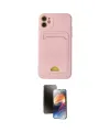 ieg™ iPhone 11 Kılıf Vadi Çizgi Prime - Siyah 3D Antistatik Mat Seramik Nano Ekran Koruyucu