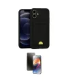 ieg™ iPhone 11 Kılıf Vadi Çizgi Prime - Siyah 3D Antistatik Mat Seramik Nano Ekran Koruyucu