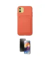 ieg™ iPhone 11 Kılıf Vadi Çizgi Prime - Siyah 3D Antistatik Mat Seramik Nano Ekran Koruyucu