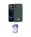 ieg™ iPhone 11 Kılıf Vadi Çizgi Prime - Siyah Bilvis 5in1 3D Magic Cam Ekran Koruyucu