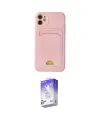 ieg™ iPhone 11 Kılıf Vadi Çizgi Prime - Siyah Bilvis 5in1 3D Magic Cam Ekran Koruyucu