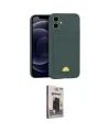 ieg™ iPhone 11 Kılıf Vadi Çizgi Prime - Siyah Bilvis Hayalet Cam Ekran Koruyucu
