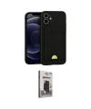 ieg™ iPhone 11 Kılıf Vadi Çizgi Prime - Siyah Bilvis Hayalet Cam Ekran Koruyucu