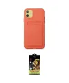 ieg™ iPhone 11 Kılıf Vadi Çizgi Prime - Siyah Buffer Cam Ekran Koruyucu