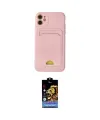 ieg™ iPhone 11 Kılıf Vadi Çizgi Prime - Siyah Buffer Hayalet Cam Ekran Koruyucu
