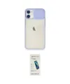 ieg™ iPhone 11 Kılıf Vadi Çizgi - Şeffaf Pasifik Cam Ekran Koruyucu
