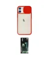 ieg™ iPhone 11 Kılıf Vadi Çizgi - Siyah 360 Mat Full Body Arka Koruyucu