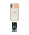 ieg™ iPhone 11 Kılıf Vadi Çizgi - Siyah 360 Mat Full Body Arka Koruyucu