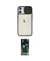 ieg™ iPhone 11 Kılıf Vadi Çizgi - Siyah 360 Mat Full Body Arka Koruyucu