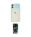 ieg™ iPhone 11 Kılıf Vadi Çizgi - Siyah 360 Mat Full Body Arka Koruyucu