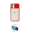 ieg™ iPhone 11 Kılıf Vadi Çizgi - Siyah 3D Antistatik Cam Ekran Koruyucu
