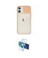 ieg™ iPhone 11 Kılıf Vadi Çizgi - Siyah 3D Antistatik Cam Ekran Koruyucu