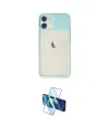 ieg™ iPhone 11 Kılıf Vadi Çizgi - Siyah 3D Antistatik Cam Ekran Koruyucu