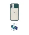 ieg™ iPhone 11 Kılıf Vadi Çizgi - Siyah 3D Antistatik Cam Ekran Koruyucu