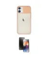 ieg™ iPhone 11 Kılıf Vadi Çizgi - Siyah 3D Antistatik Mat Seramik Nano Ekran Koruyucu
