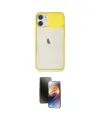 ieg™ iPhone 11 Kılıf Vadi Çizgi - Siyah 3D Antistatik Mat Seramik Nano Ekran Koruyucu