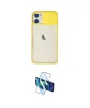 ieg™ iPhone 11 Kılıf Vadi Çizgi - Siyah 3D Antistatik Seramik Nano Ekran Koruyucu