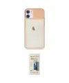 ieg™ iPhone 11 Kılıf Vadi Çizgi - Siyah 6D Mat Seramik Hayalet Nano Ekran Koruyucu