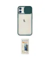 ieg™ iPhone 11 Kılıf Vadi Çizgi - Siyah 6D Mat Seramik Hayalet Nano Ekran Koruyucu