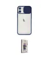 ieg™ iPhone 11 Kılıf Vadi Çizgi - Siyah Bilvis 3D Cam Ekran Koruyucu