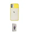 ieg™ iPhone 11 Kılıf Vadi Çizgi - Siyah Bilvis 3D Cam Ekran Koruyucu