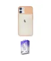 ieg™ iPhone 11 Kılıf Vadi Çizgi - Siyah Bilvis 5in1 3D Magic Cam Ekran Koruyucu