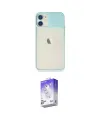 ieg™ iPhone 11 Kılıf Vadi Çizgi - Siyah Bilvis 5in1 3D Magic Cam Ekran Koruyucu