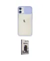 ieg™ iPhone 11 Kılıf Vadi Çizgi - Siyah Bilvis Hayalet Cam Ekran Koruyucu