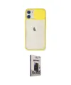 ieg™ iPhone 11 Kılıf Vadi Çizgi - Siyah Bilvis Hayalet Cam Ekran Koruyucu