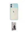 ieg™ iPhone 11 Kılıf Vadi Çizgi - Siyah Bilvis Hayalet Cam Ekran Koruyucu