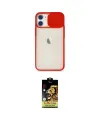 ieg™ iPhone 11 Kılıf Vadi Çizgi - Siyah Buffer Cam Ekran Koruyucu