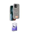 ieg™ iPhone 11 Kılıf Vadi Klasik Serisi - Siyah Bilvis 5in1 5D Magic Hayalet Cam Ekran Koruyucu
