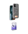 ieg™ iPhone 11 Kılıf Vadi Klasik Serisi - Siyah Bilvis 5in1 5D Magic Hayalet Cam Ekran Koruyucu