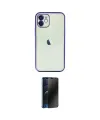 ieg™ iPhone 11 Kılıf Vadi Minimal - Siyah 3D Antistatik Hayalet Cam Ekran Koruyucu