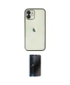 ieg™ iPhone 11 Kılıf Vadi Minimal - Siyah 3D Antistatik Hayalet Cam Ekran Koruyucu