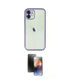 ieg™ iPhone 11 Kılıf Vadi Minimal - Siyah 3D Antistatik Mat Seramik Nano Ekran Koruyucu