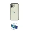 ieg™ iPhone 11 Kılıf Vadi Minimal - Siyah 3D Antistatik Seramik Nano Ekran Koruyucu