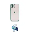 ieg™ iPhone 11 Kılıf Vadi Minimal - Siyah 3D Antistatik Seramik Nano Ekran Koruyucu